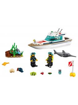 Конструктор LEGO City Great Vehicles 60221 «Яхта для дайвинга» / 148 деталей