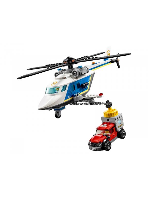 Конструктор LEGO City Police «Погоня на полицейском вертолёте» 60243 / 212 деталей