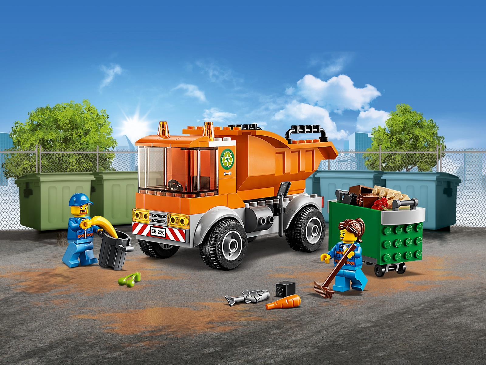 Конструктор LEGO City Great Vehicles 60220 «Мусоровоз» / 90 деталей