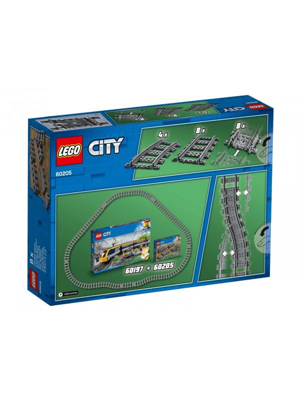 Конструктор LEGO City Trains 60205 «Рельсы» / 20 деталей