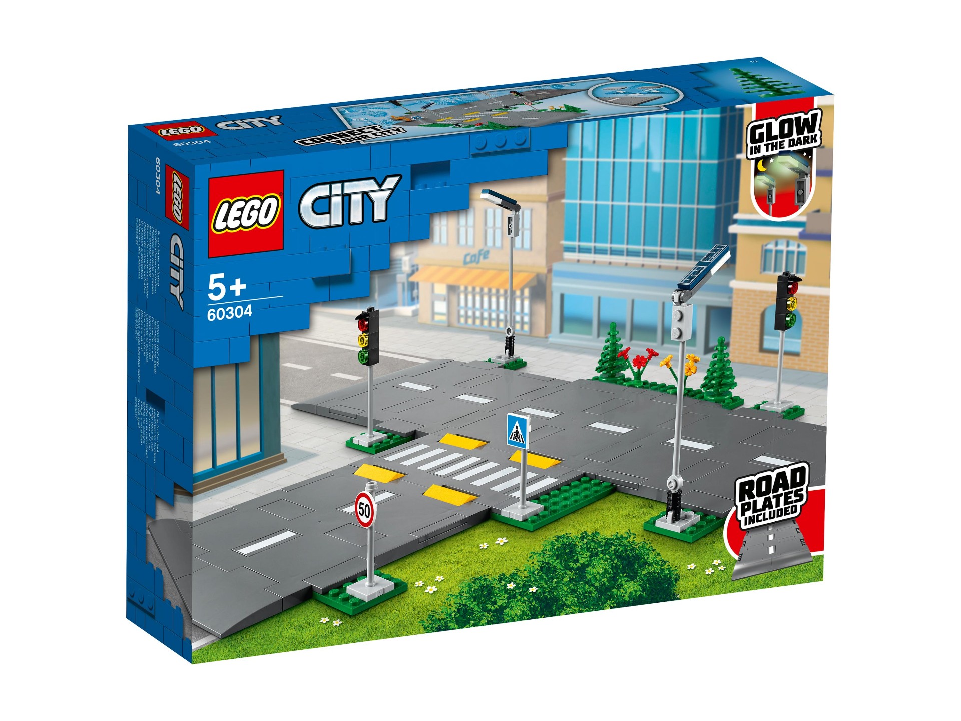 Конструктор LEGO City Town «Перекрёсток» 60304 / 112 деталей