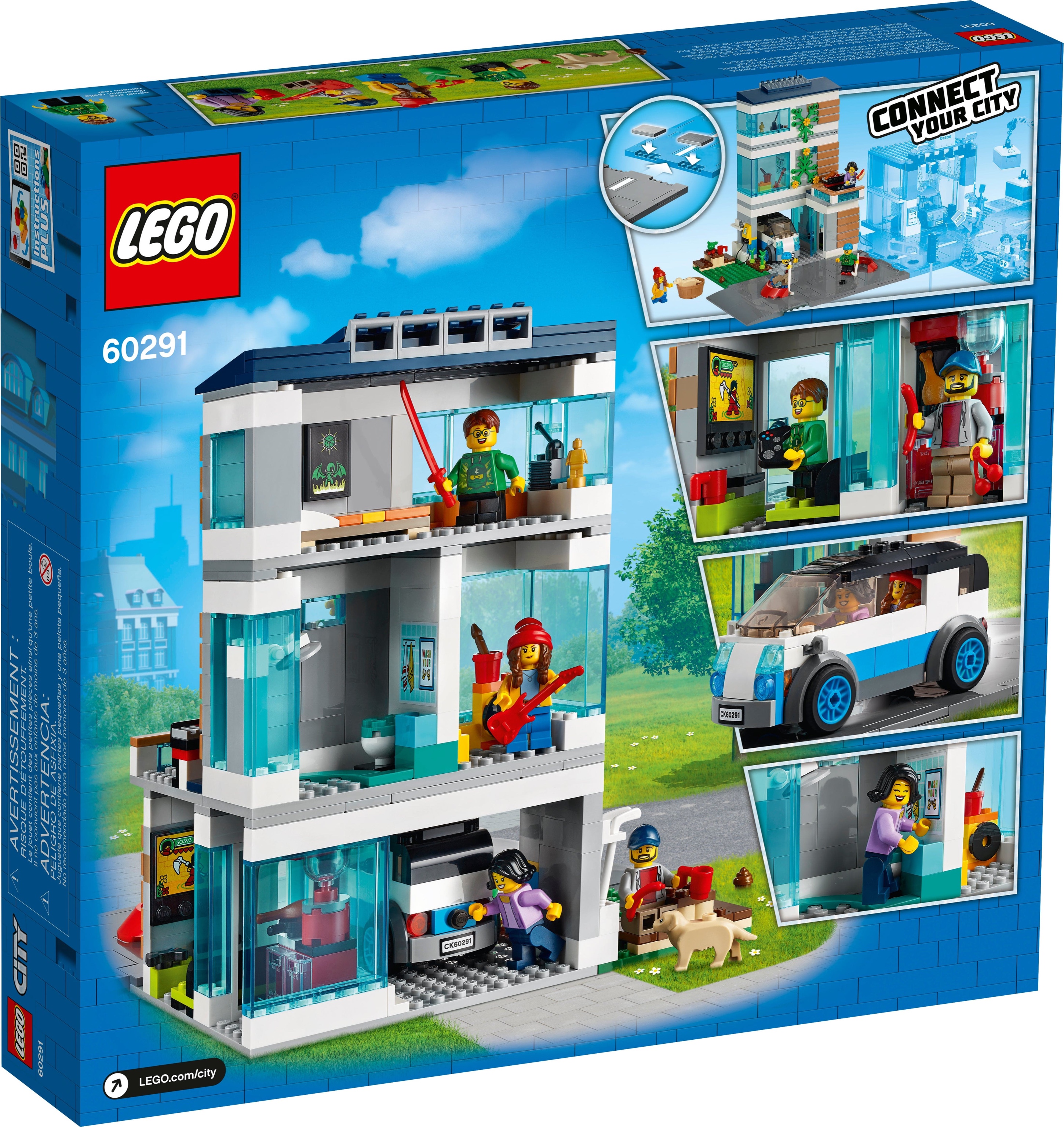 Конструктор LEGO City Community «Семейный дом»  60291 / 388 деталей