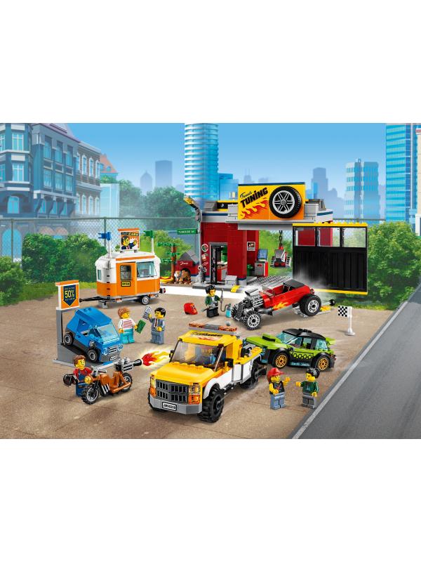 Конструктор LEGO City Nitro Wheels 60258 «Тюнинг-мастерская» / 897 деталей