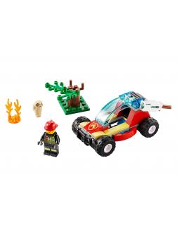 Конструктор LEGO City Fire 60247 «Лесные пожарные» / 84 детали