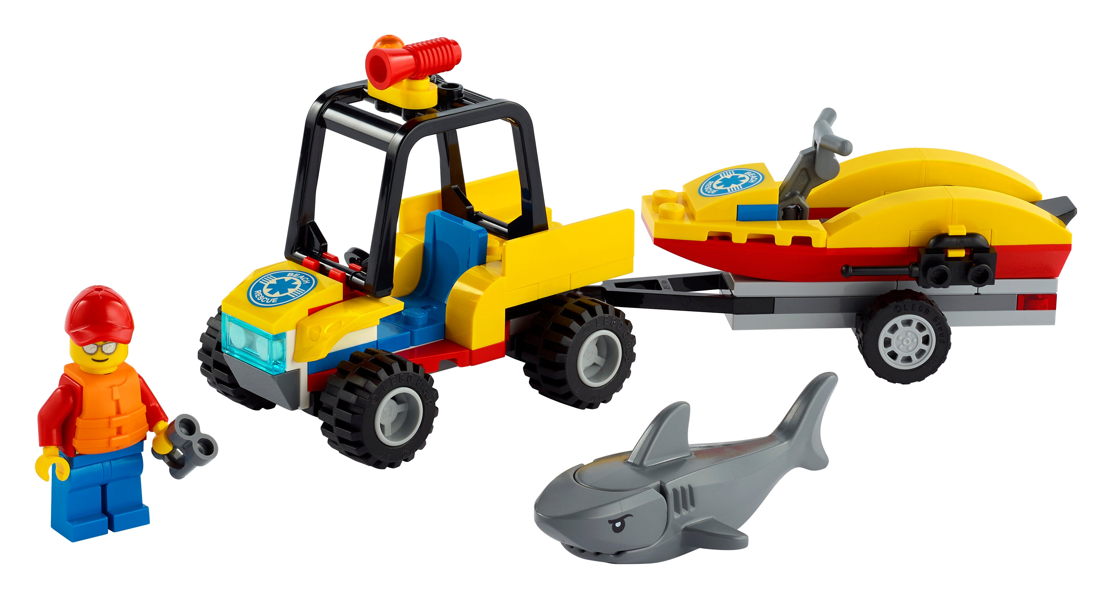 Конструктор LEGO City Great Vehicles «Пляжный спасательный вездеход»  60286 / 79 деталей