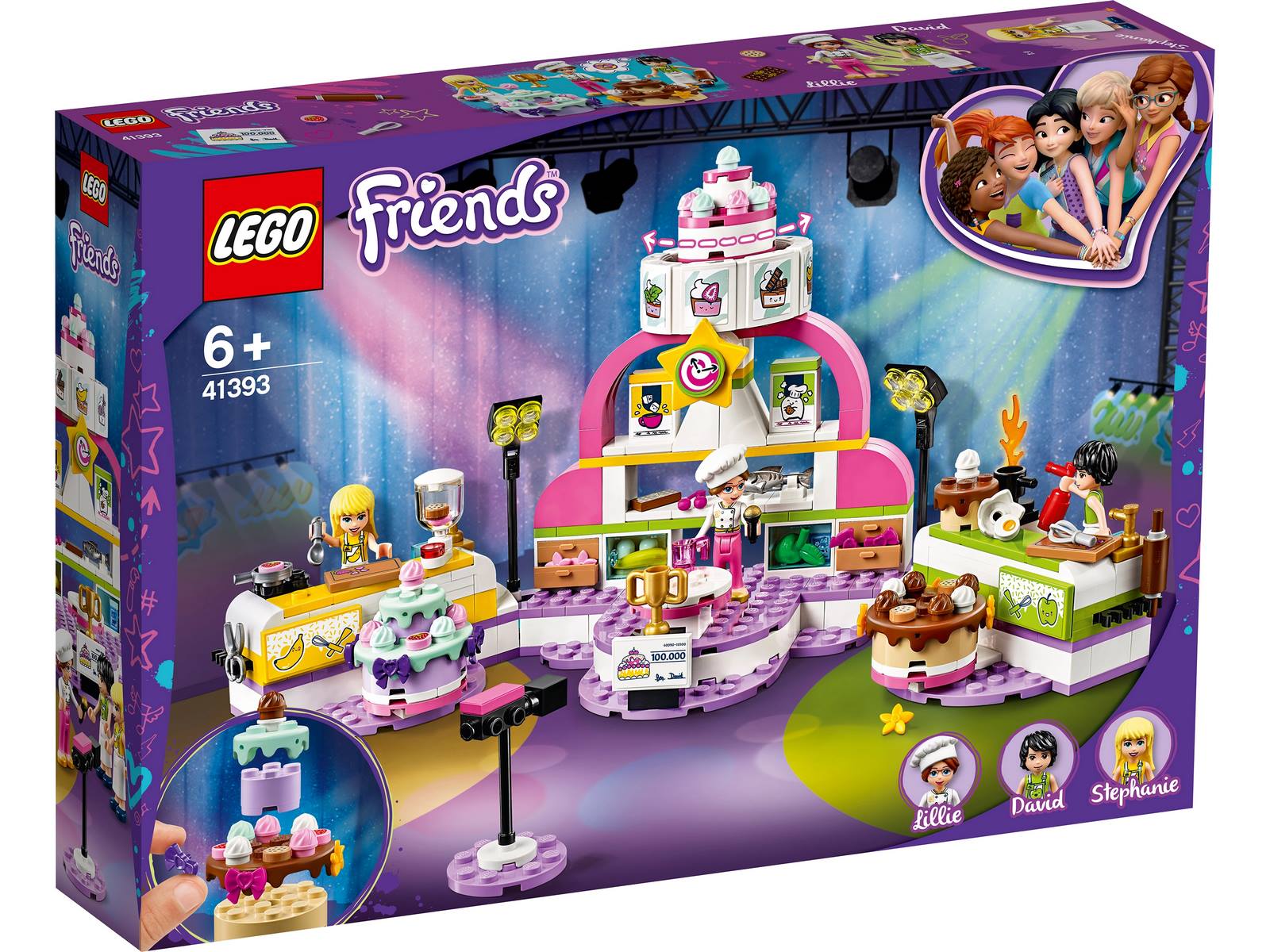 Конструктор LEGO Friends 41393 «Соревнование кондитеров» / 361 деталь