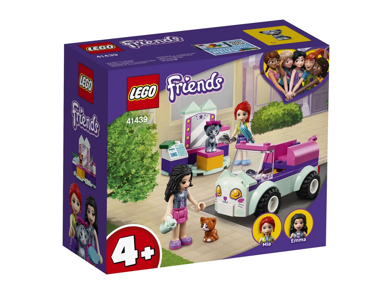 Конструктор LEGO Friends 41439 «Передвижной груминг-салон для кошек» / 60 деталей