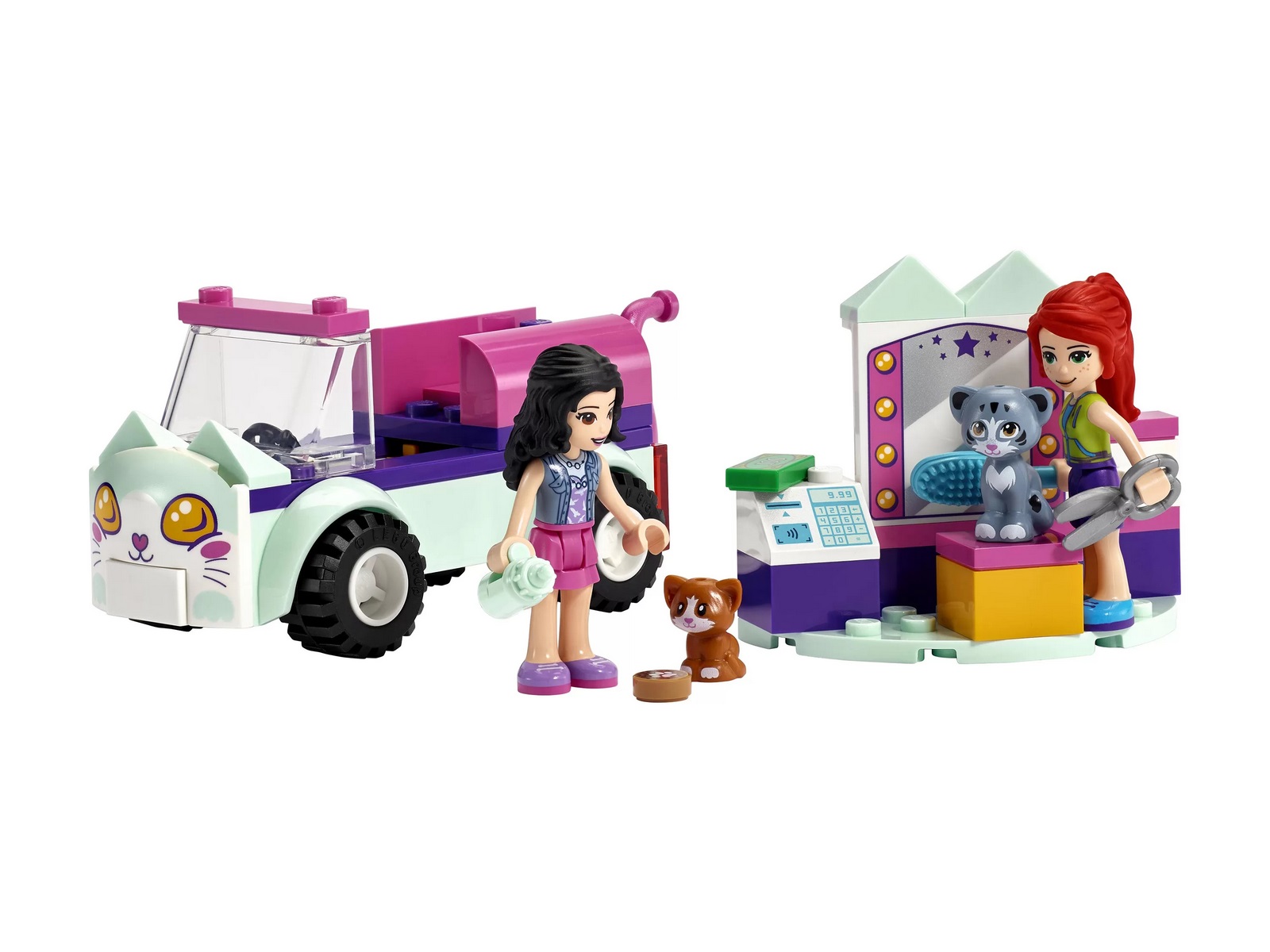 Конструктор LEGO Friends 41439 «Передвижной груминг-салон для кошек» / 60 деталей