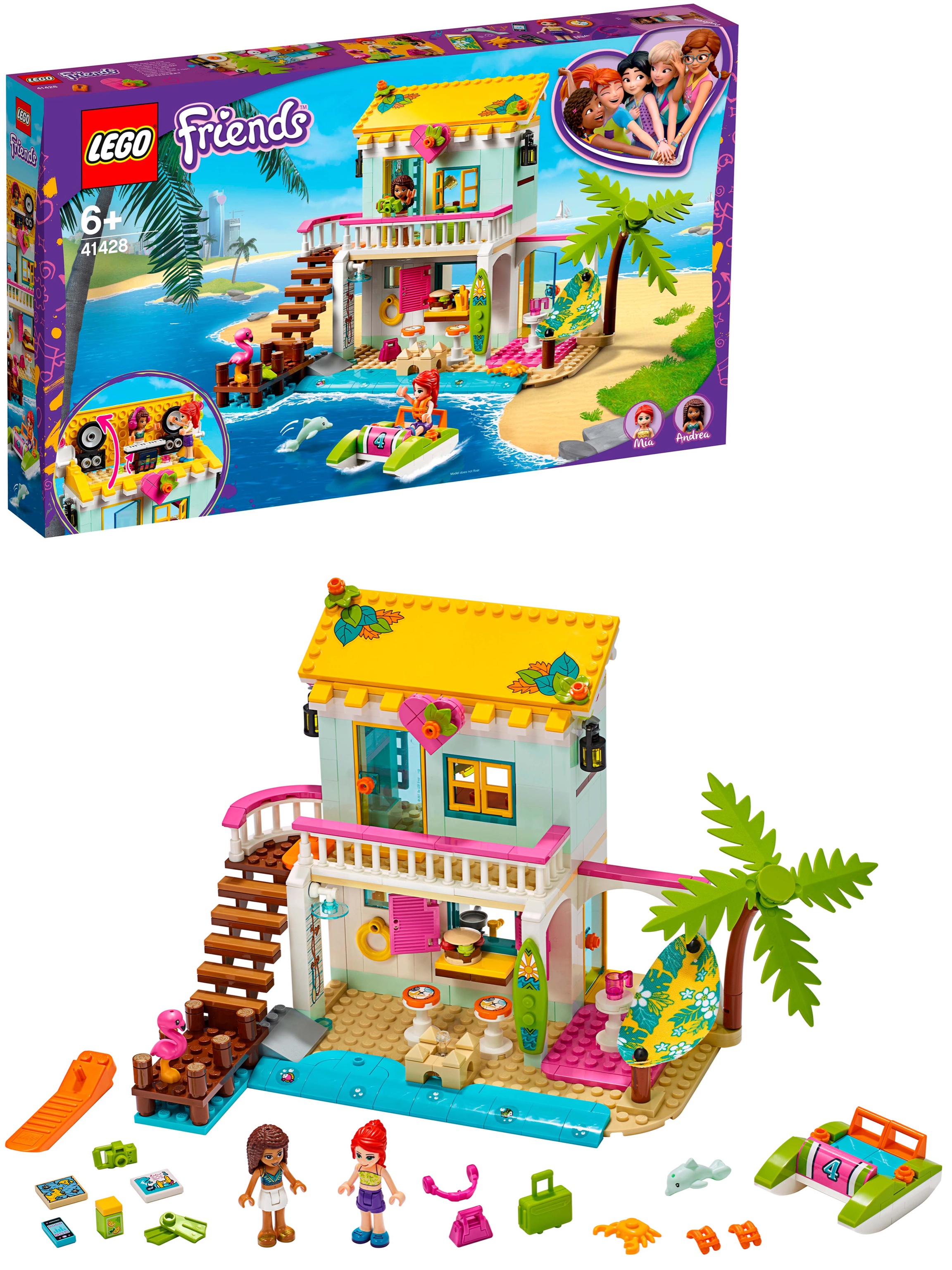 Конструктор LEGO Friends «Пляжный домик»  41428 / 444 детали