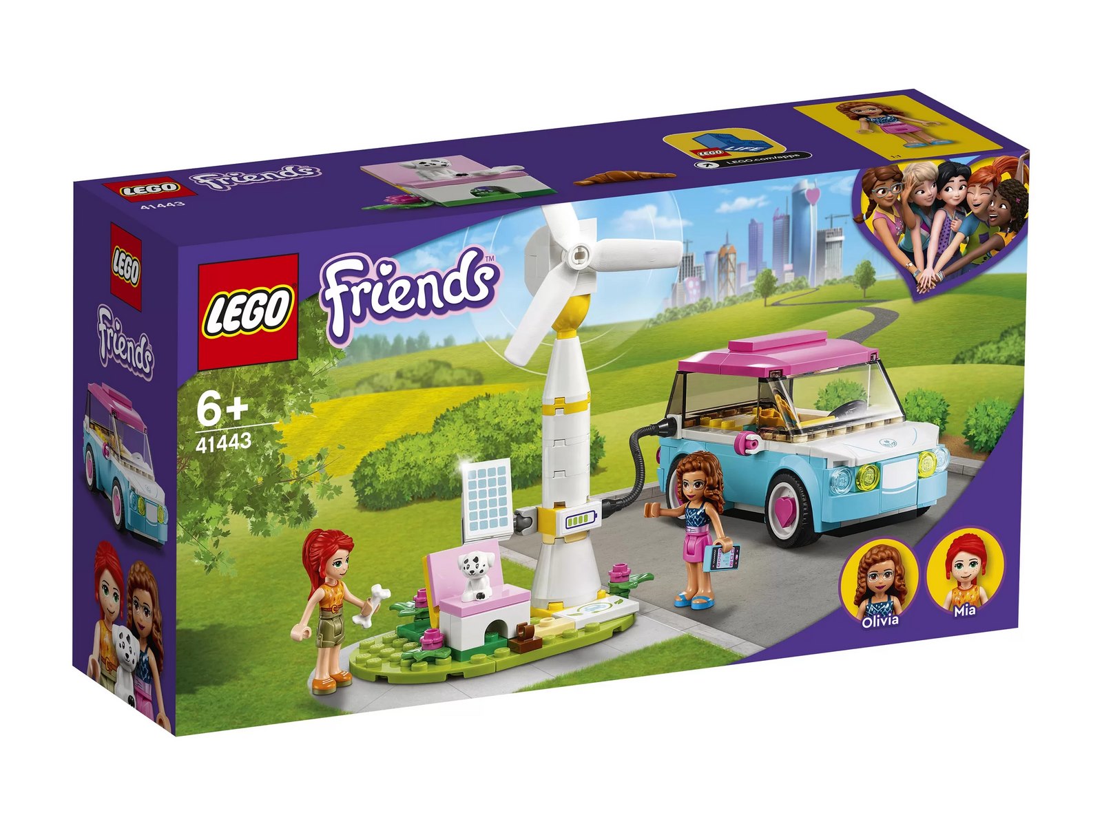 Конструктор LEGO Friends 41443 «Электромобиль Оливии» / 183 детали