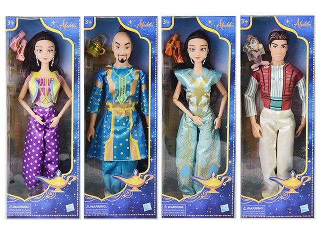 Куклы серии Аладин на шарнирах, высота 25 см, 4 персонажа, в ассортименте 784