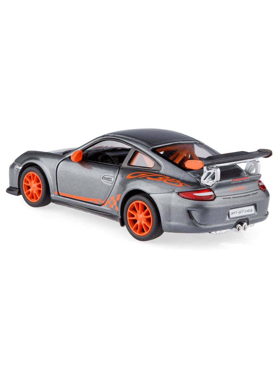 Металлическая машинка Kinsmart 1:36 «2010 Porsche 911 GT3 RS» KT5352W, инерционная в коробке / Микс