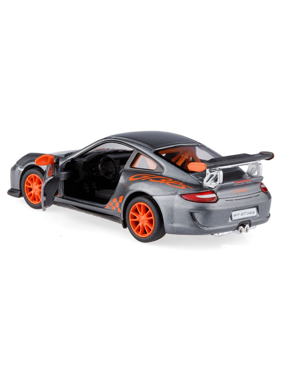 Металлическая машинка Kinsmart 1:36 «2010 Porsche 911 GT3 RS» KT5352W, инерционная в коробке / Микс