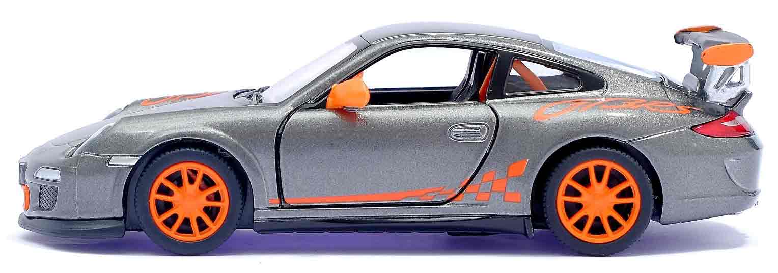 Металлическая машинка Kinsmart 1:36 «2010 Porsche 911 GT3 RS» KT5352W, инерционная в коробке / Микс