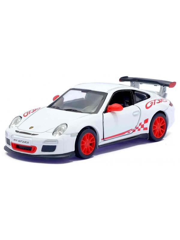 Металлическая машинка Kinsmart 1:36 «2010 Porsche 911 GT3 RS» KT5352W, инерционная в коробке / Микс