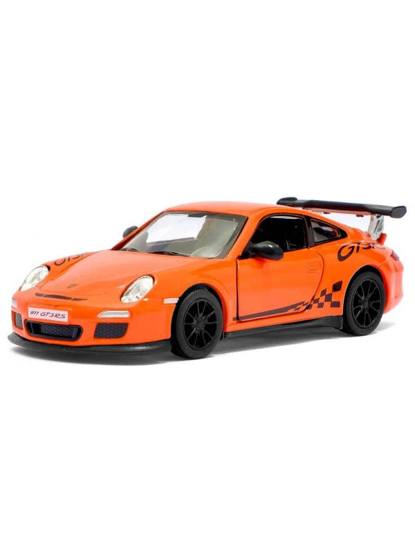 Металлическая машинка Kinsmart 1:36 «2010 Porsche 911 GT3 RS» KT5352W, инерционная в коробке / Микс