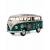 Металлическая машинка Kinsmart 1:24 «1962 Volkswagen Classical Bus (С принтом)» KT7005DF / Микс