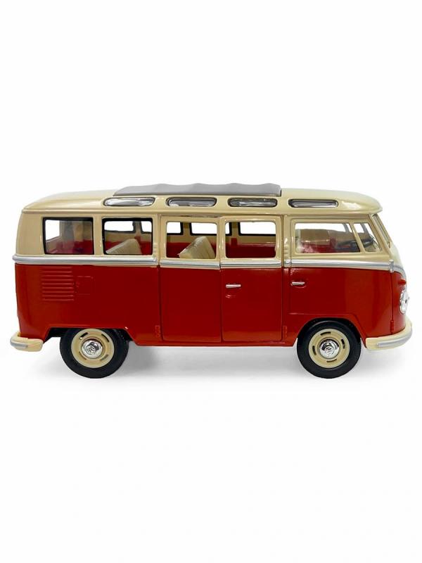Металлическая машинка Kinsmart 1:24 «1962 Volkswagen Classical Bus» KT7005D / Микс