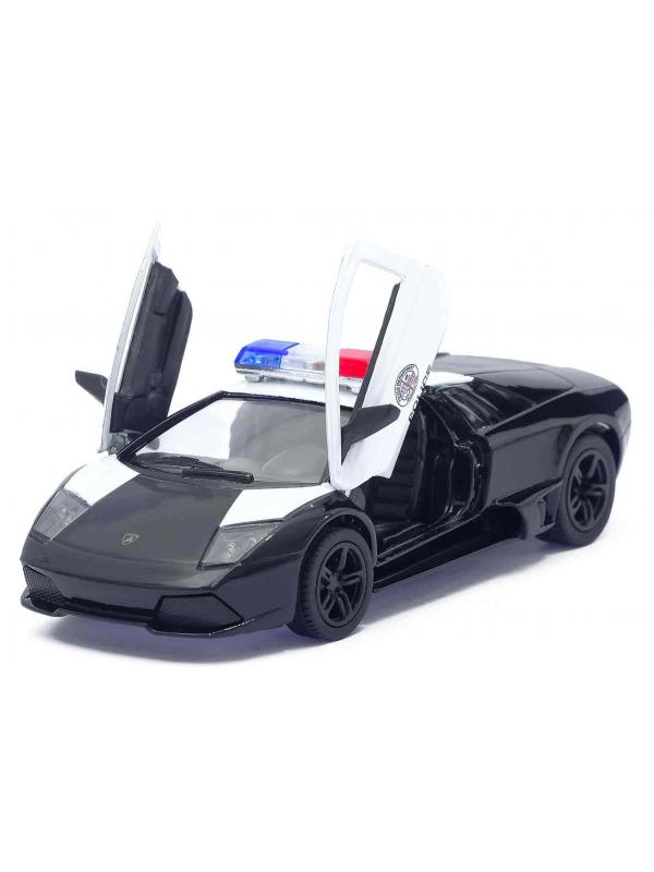 Машинка металлическая Kinsmart 1:36 «Lamborghini Murcielago LP640 (Police)» KT5317WP инерционная в коробке