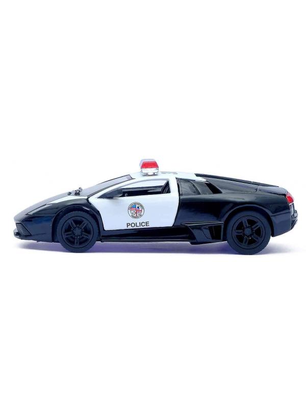 Машинка металлическая Kinsmart 1:36 «Lamborghini Murcielago LP640 (Police)» KT5317DP инерционная