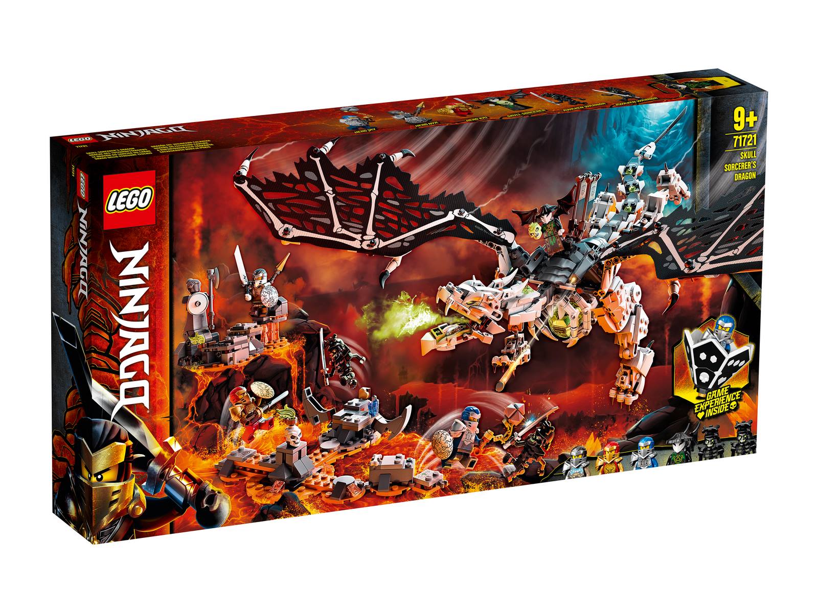 Конструктор LEGO NINJAGO 71721 «Дракон чародея-скелета» 1016 деталей