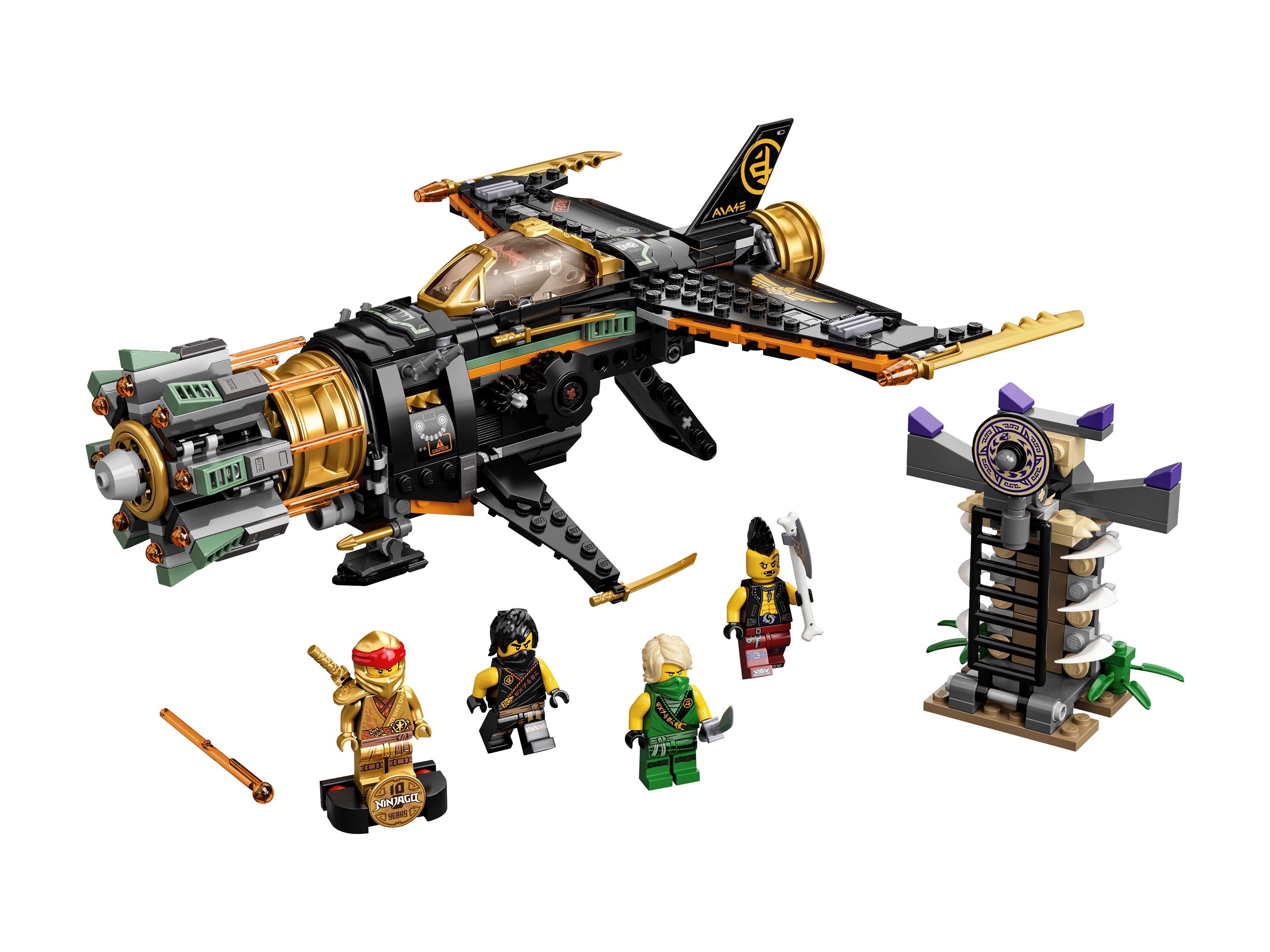 Конструктор LEGO Ninjago «Скорострельный истребитель Коула»  71736 / 449 деталей
