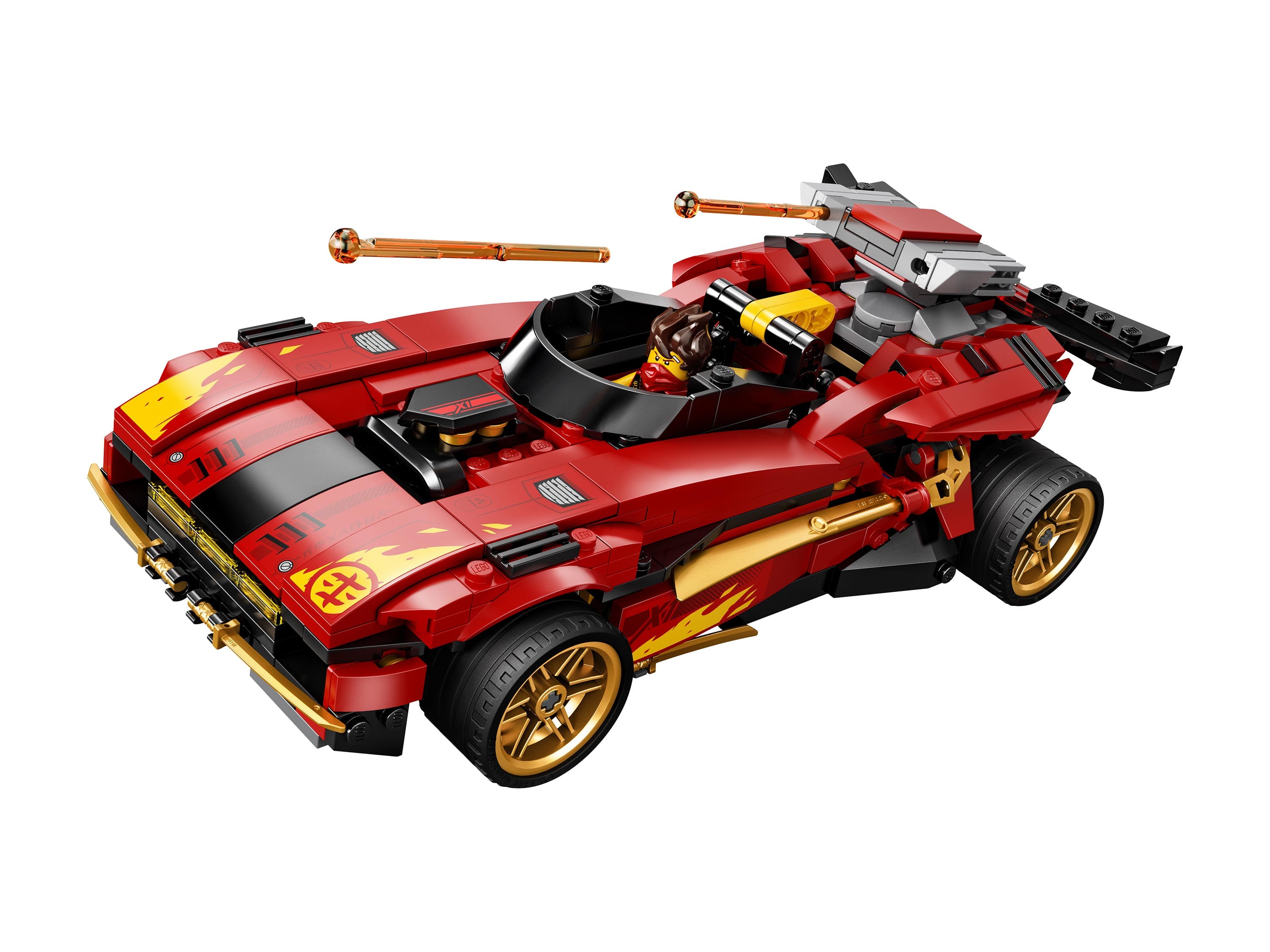 Конструктор LEGO NINJAGO «Ниндзя-перехватчик Х-1» 71737 / 599 деталей