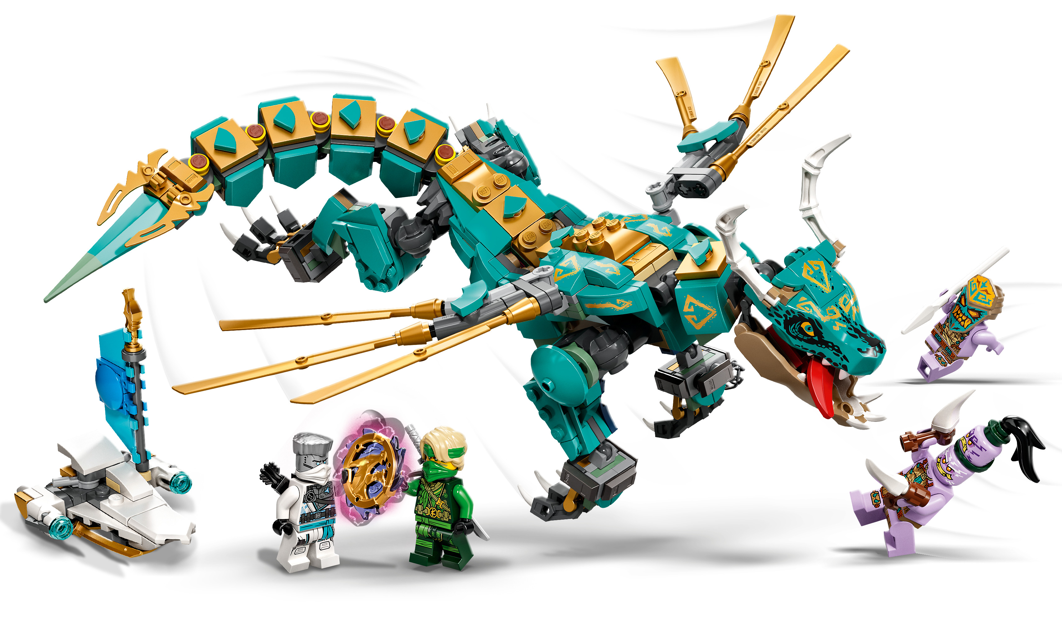 Конструктор LEGO Ninjago «Дракон из джунглей»  71746 / 506 деталей