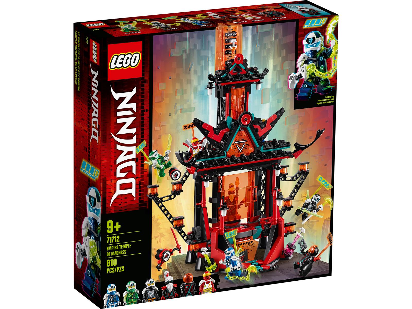 Конструктор LEGO NINJAGO 71712 «Императорский храм Безумия» 810 деталей