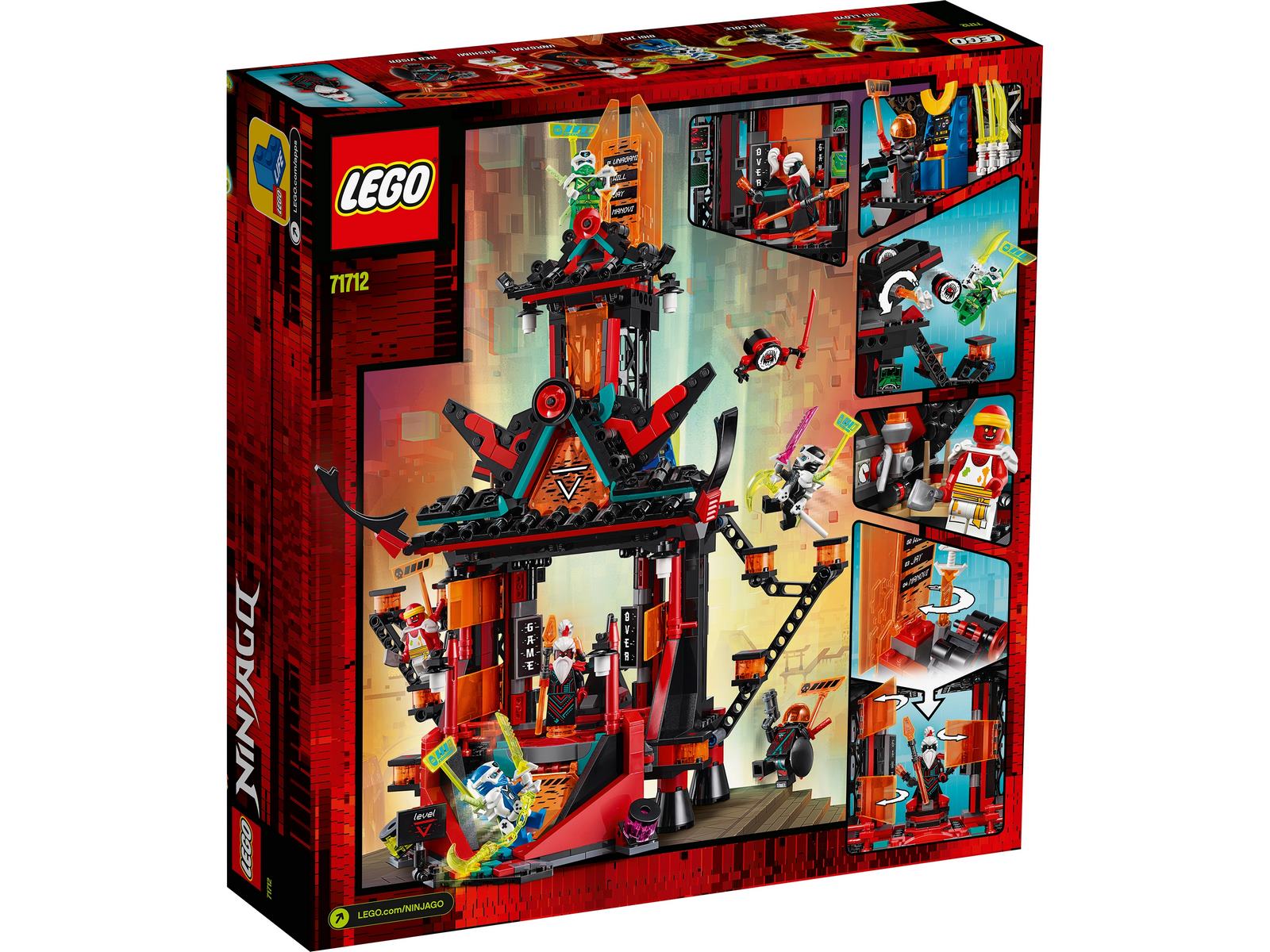 Конструктор LEGO NINJAGO 71712 «Императорский храм Безумия» 810 деталей