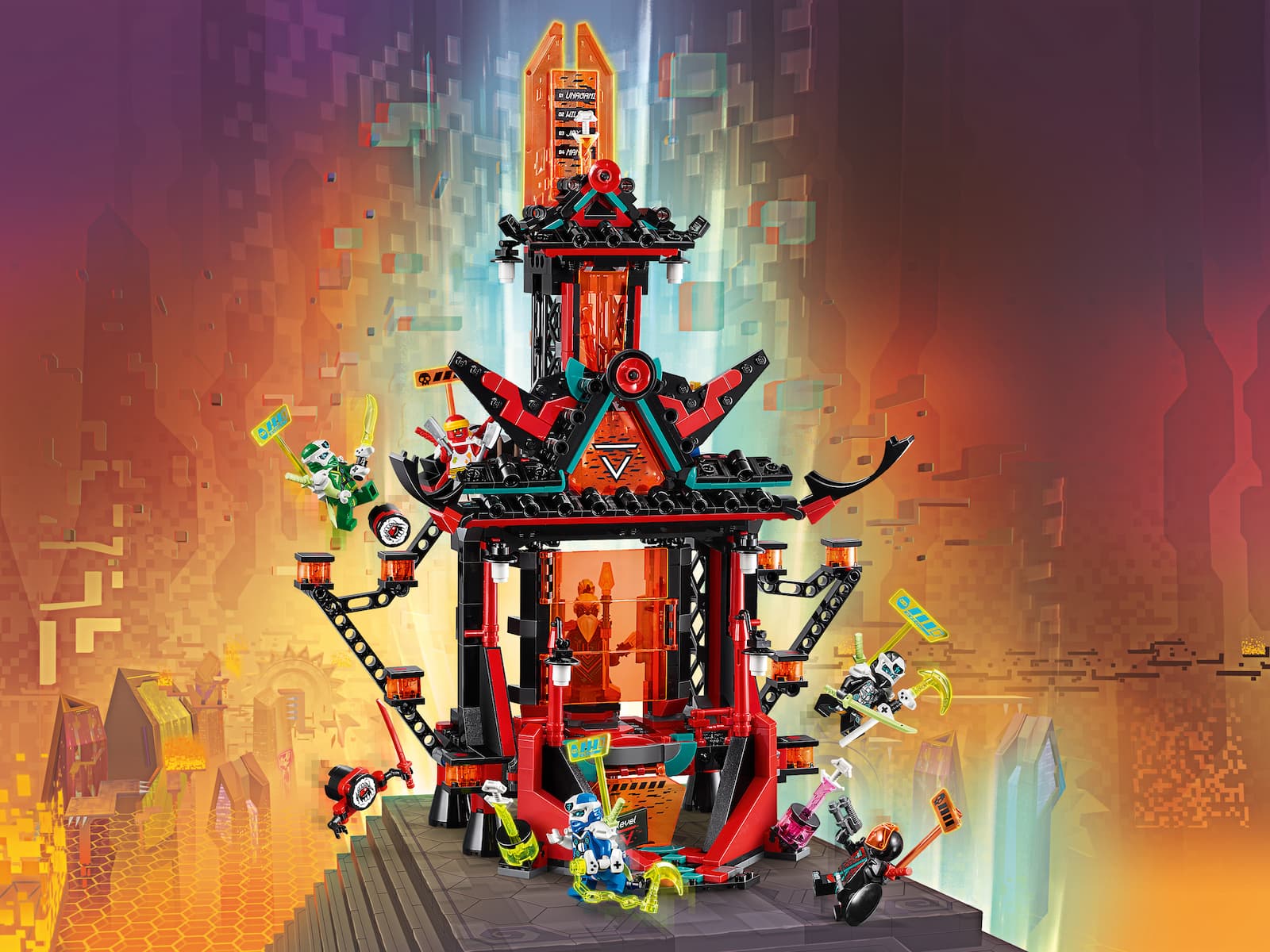 Конструктор LEGO NINJAGO 71712 «Императорский храм Безумия» 810 деталей