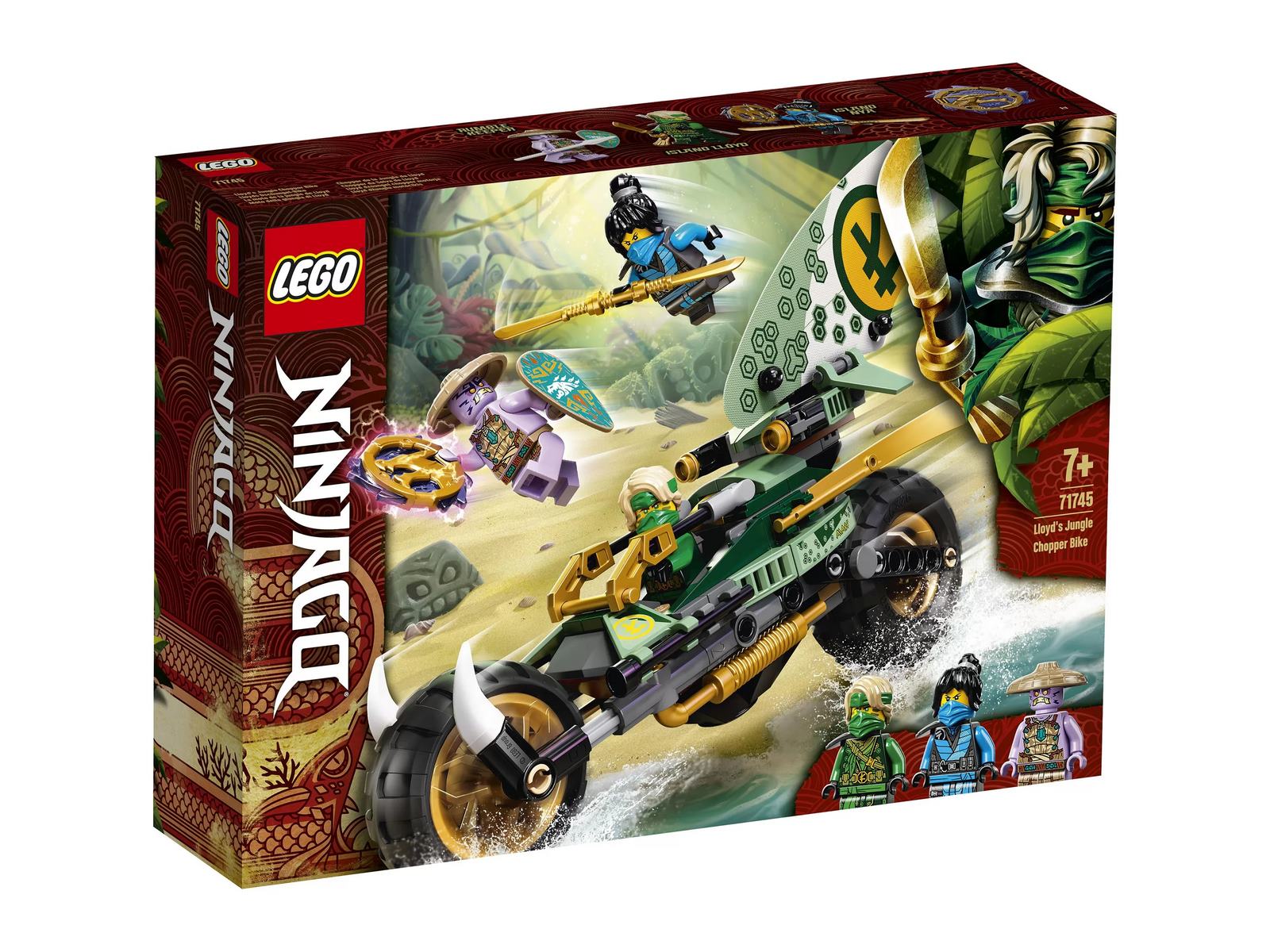 Конструктор LEGO Ninjago 71745  «Мотоцикл Ллойда для джунглей» 183 детали