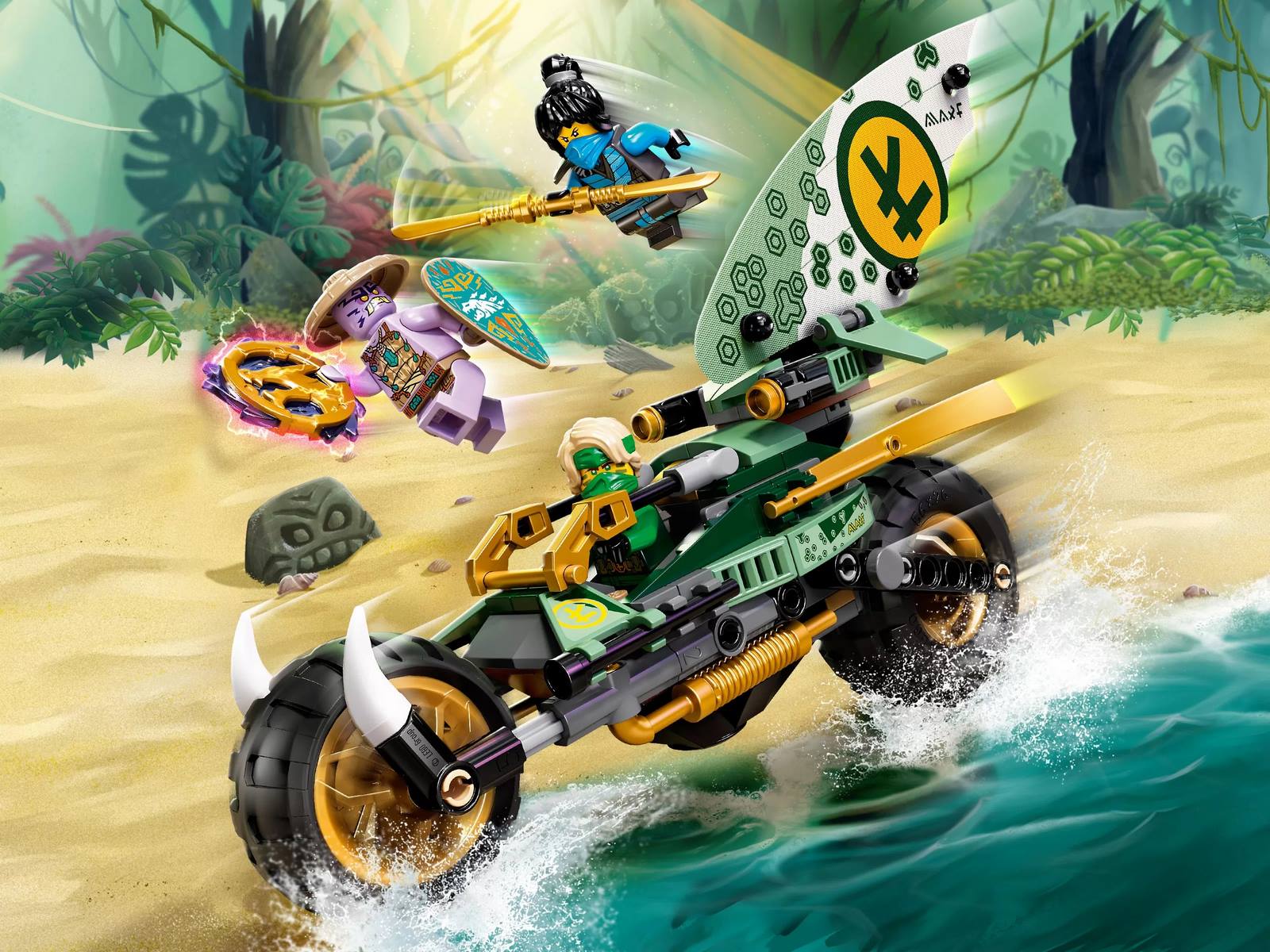 Конструктор LEGO Ninjago 71745  «Мотоцикл Ллойда для джунглей» 183 детали