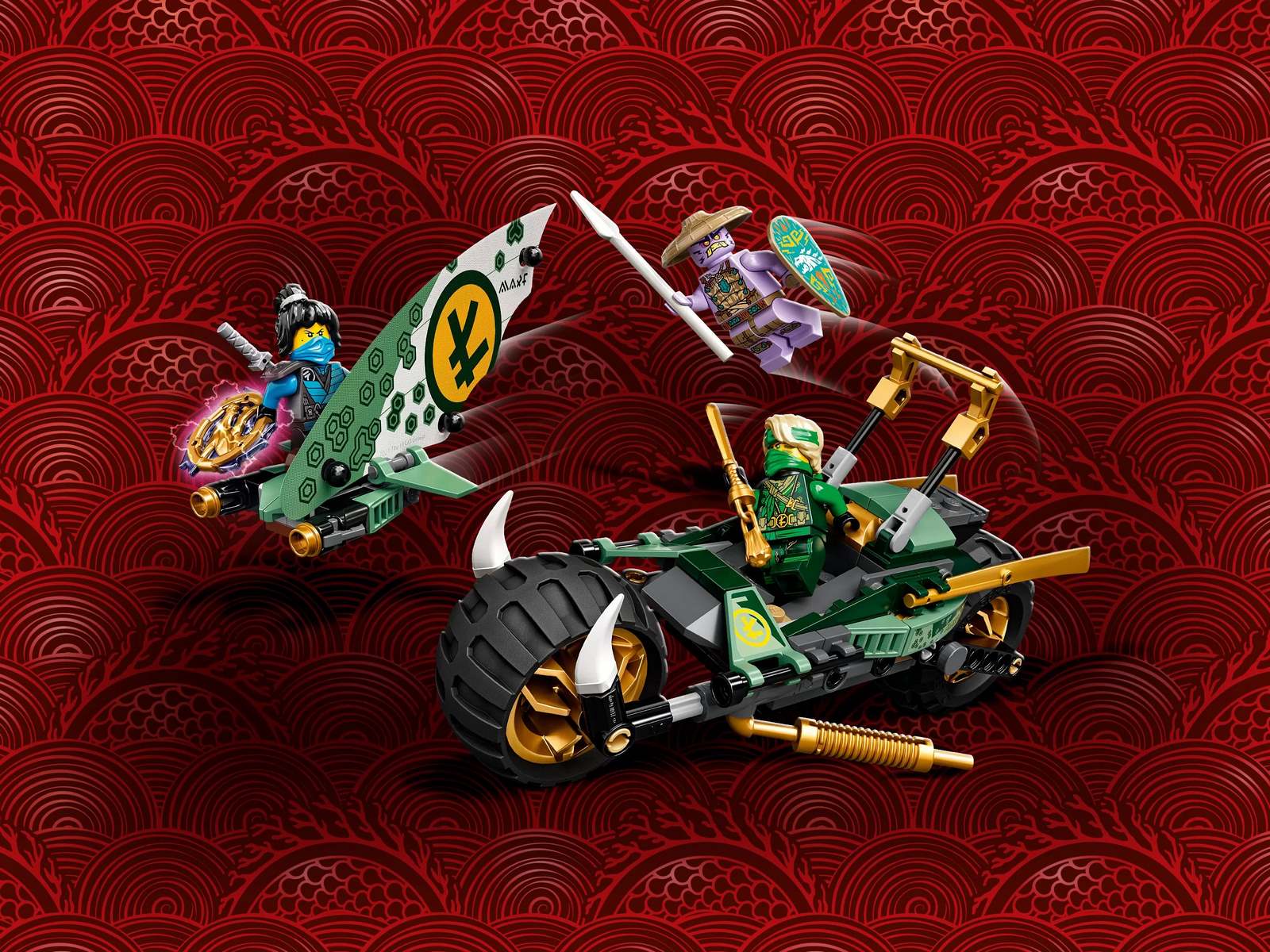 Конструктор LEGO Ninjago 71745  «Мотоцикл Ллойда для джунглей» 183 детали