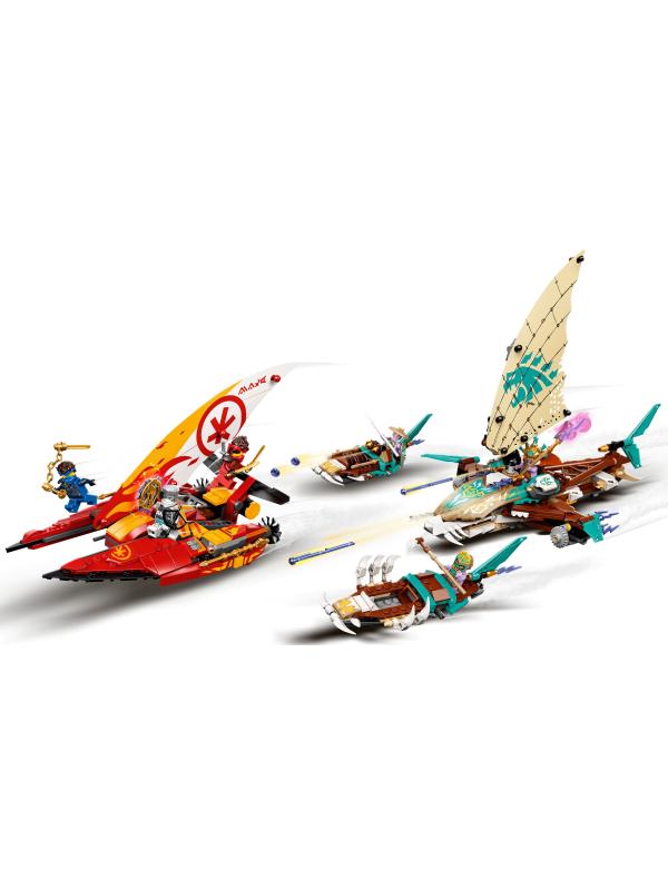 Конструктор LEGO Ninjago «Морская битва на катамаране» 71748 / 780 деталей
