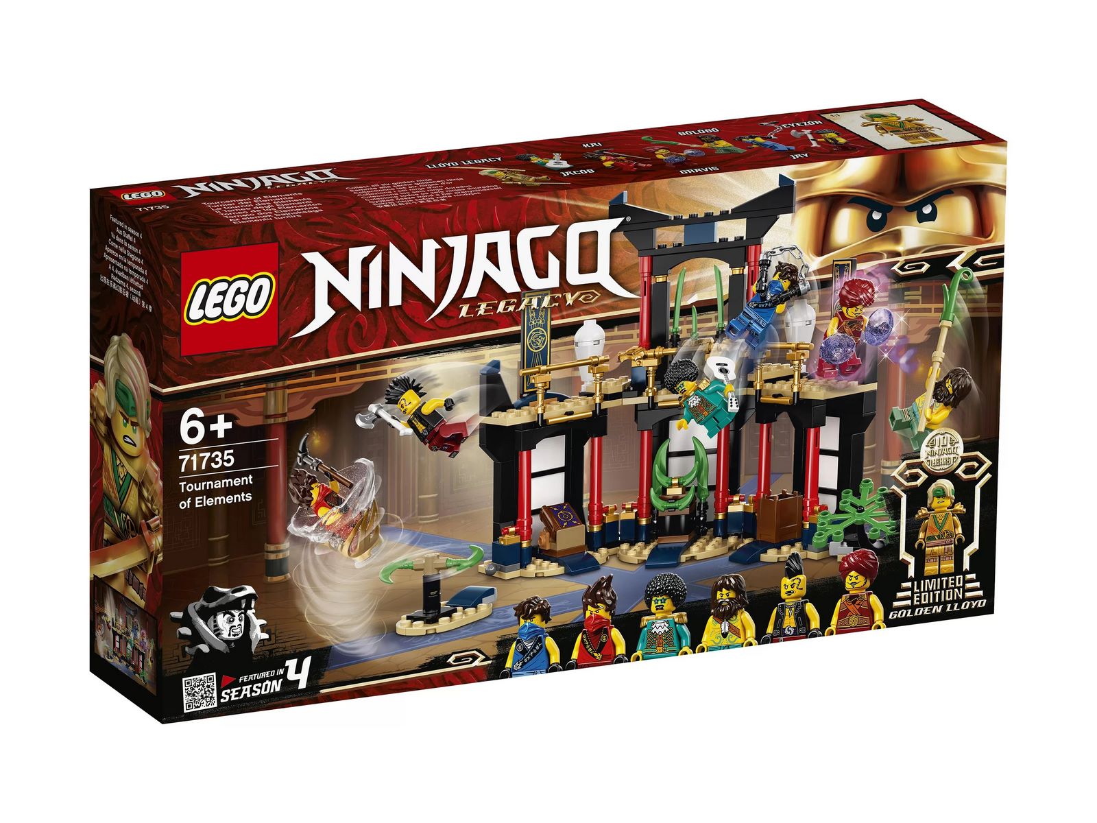 Конструктор LEGO Ninjago «Турнир стихий» 71735 / 283 детали