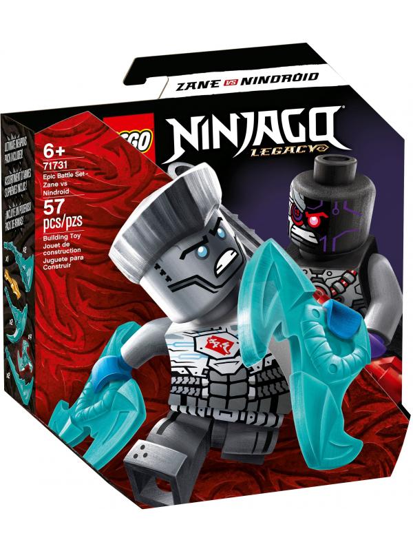 Конструктор LEGO NINJAGO «Легендарные битвы: Зейн против Ниндроида» 71731 / 57 деталей