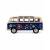 Металлическая машинка Kinsmart 1:24 «1962 Volkswagen Classical Bus (С принтом)» KT7005DF / Синий