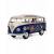 Металлическая машинка Kinsmart 1:24 «1962 Volkswagen Classical Bus (С принтом)» KT7005DF / Синий