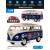 Металлическая машинка Kinsmart 1:24 «1962 Volkswagen Classical Bus (С принтом)» KT7005DF / Синий