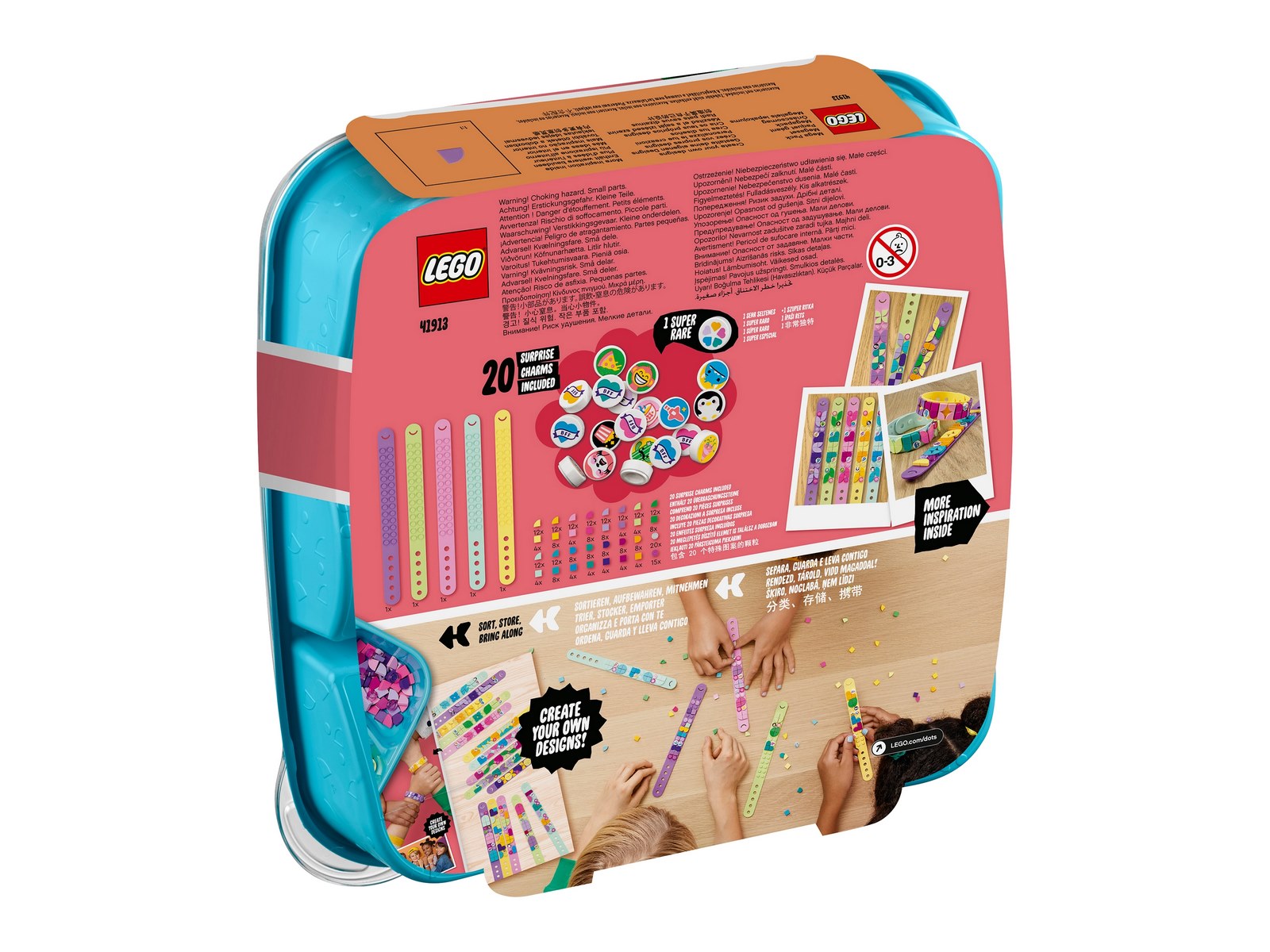 Набор для творчества LEGO DOTS 41913 «Большой набор для создания браслетов» 300 деталей