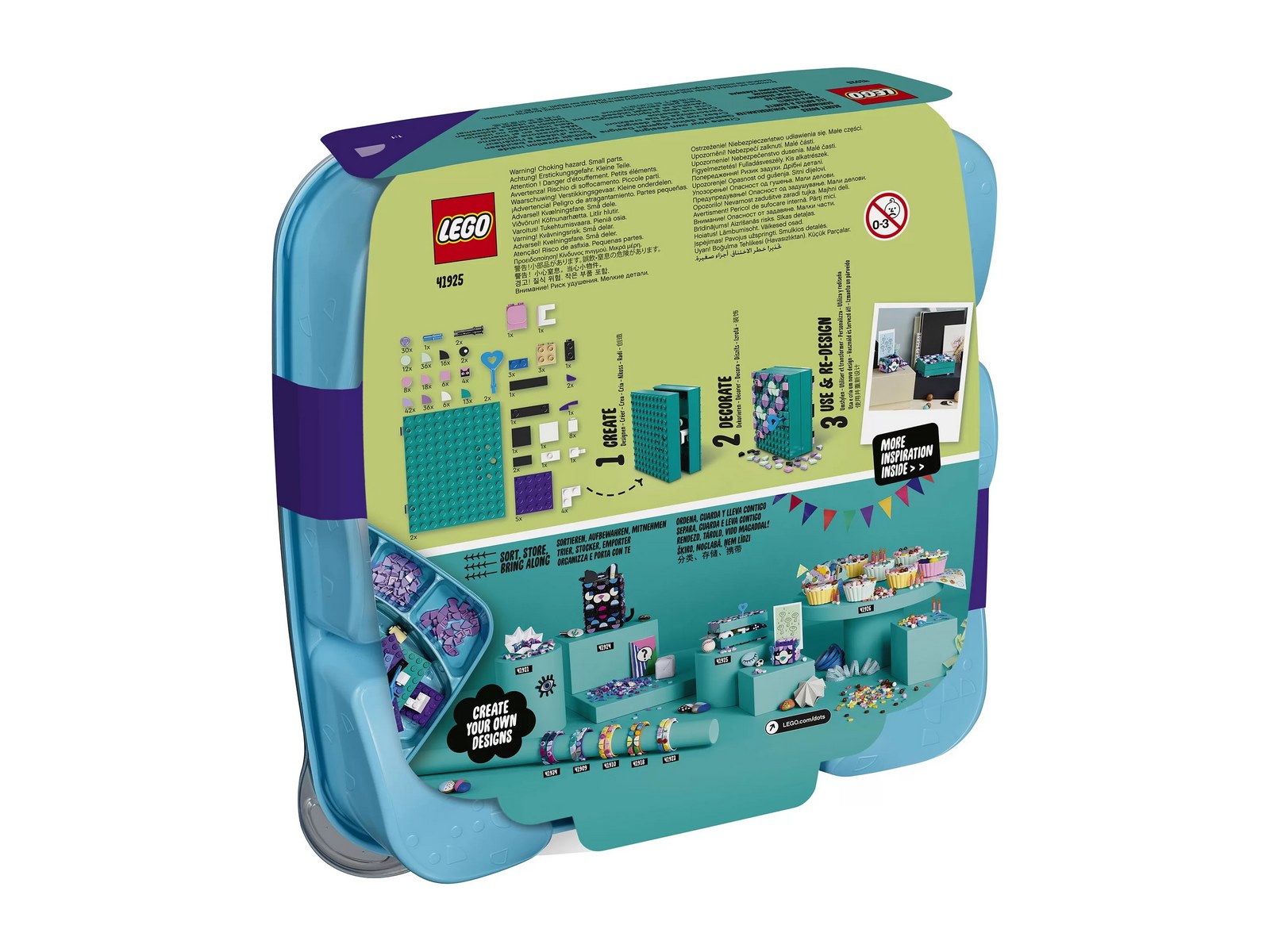 Набор для творчества LEGO DOTS 41925 «Набор для хранения секретов»  273 детали