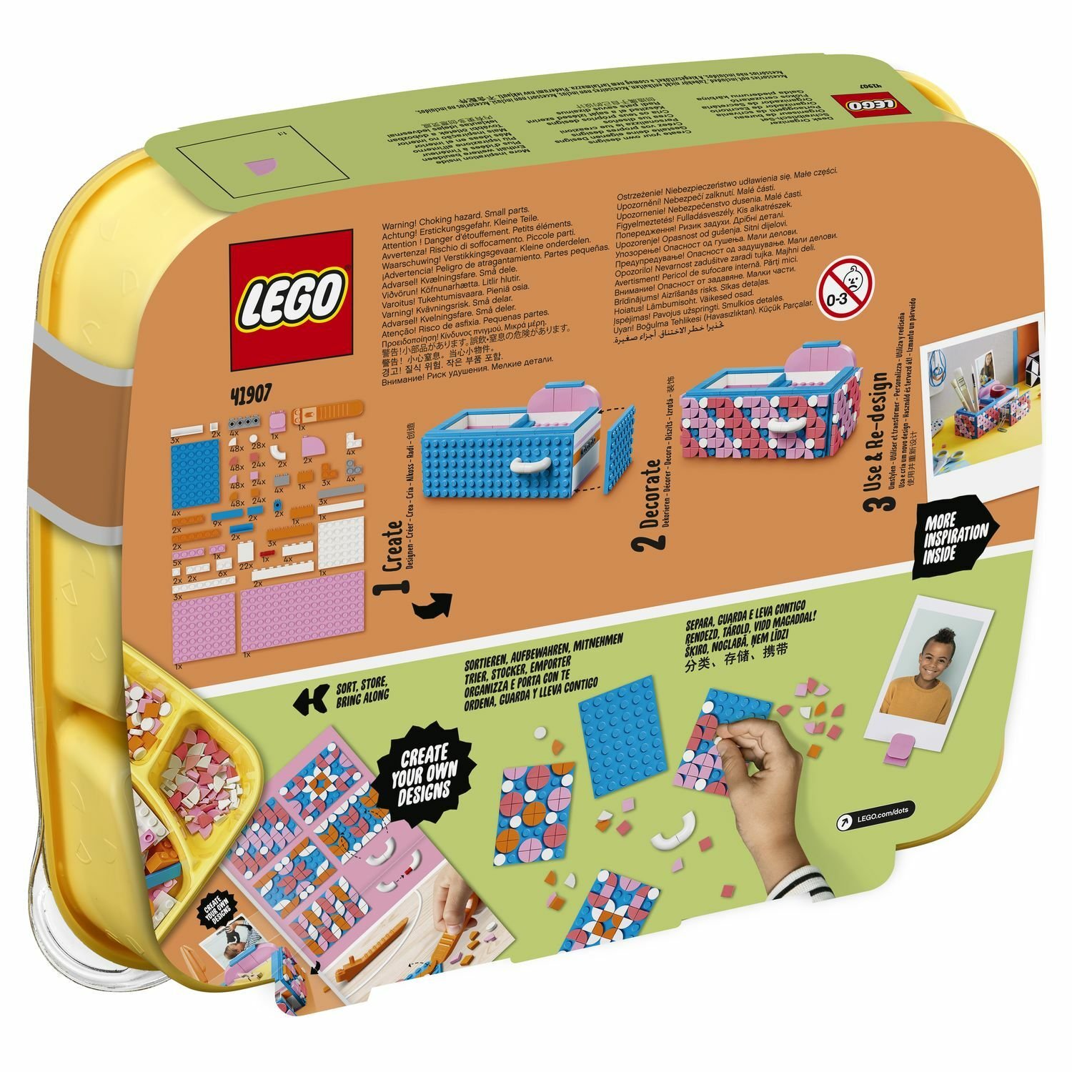 Конструктор LEGO DOTs «Набор для творчества» 41907 / 405 деталей