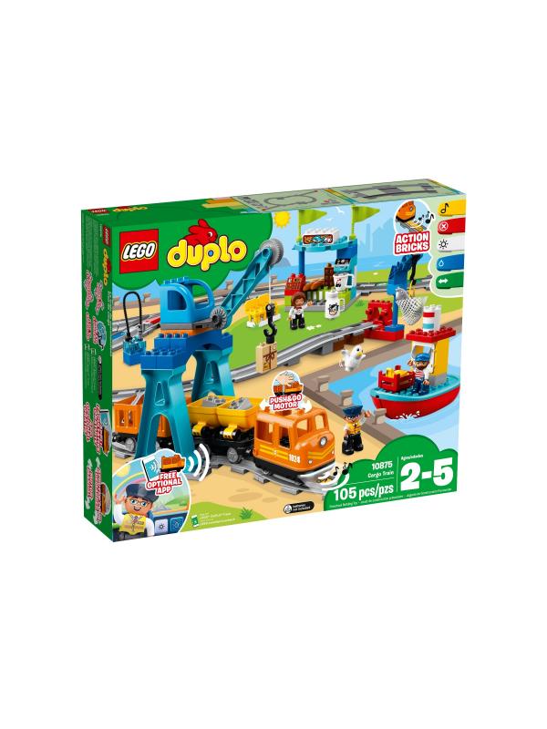 Конструктор LEGO Duplo Town «Грузовой поезд» 10875 / 105 деталей