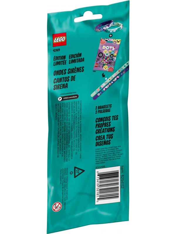 Набор для творчества LEGO DOTS «Браслет Русалочка» 41909 / 34 детали