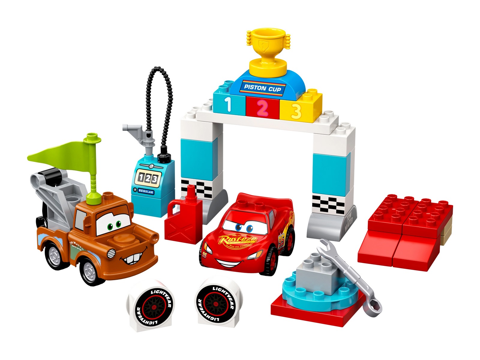 Конструктор LEGO Duplo «Гонки Молнии МакКуина» 10924 / 42 детали
