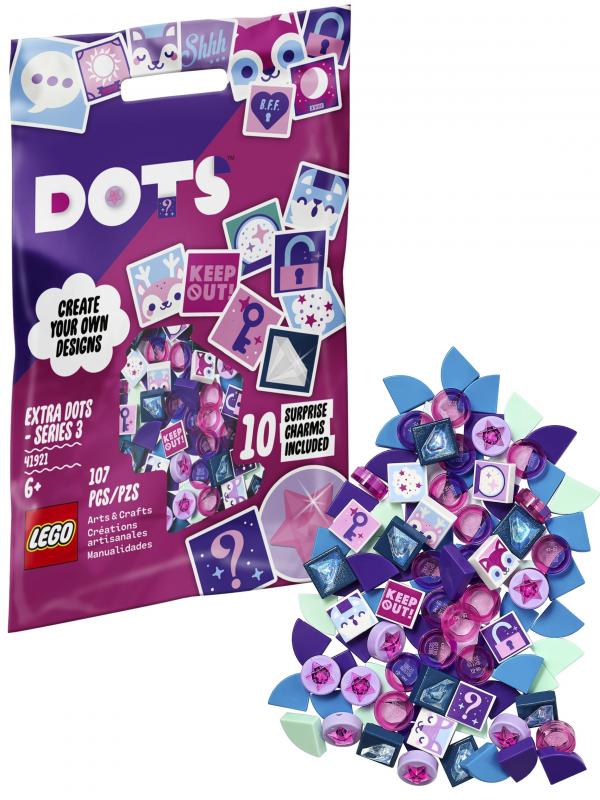 Набор для творчества LEGO DOTS «Тайлы DOTS» серия 3 41921 / 107 деталей