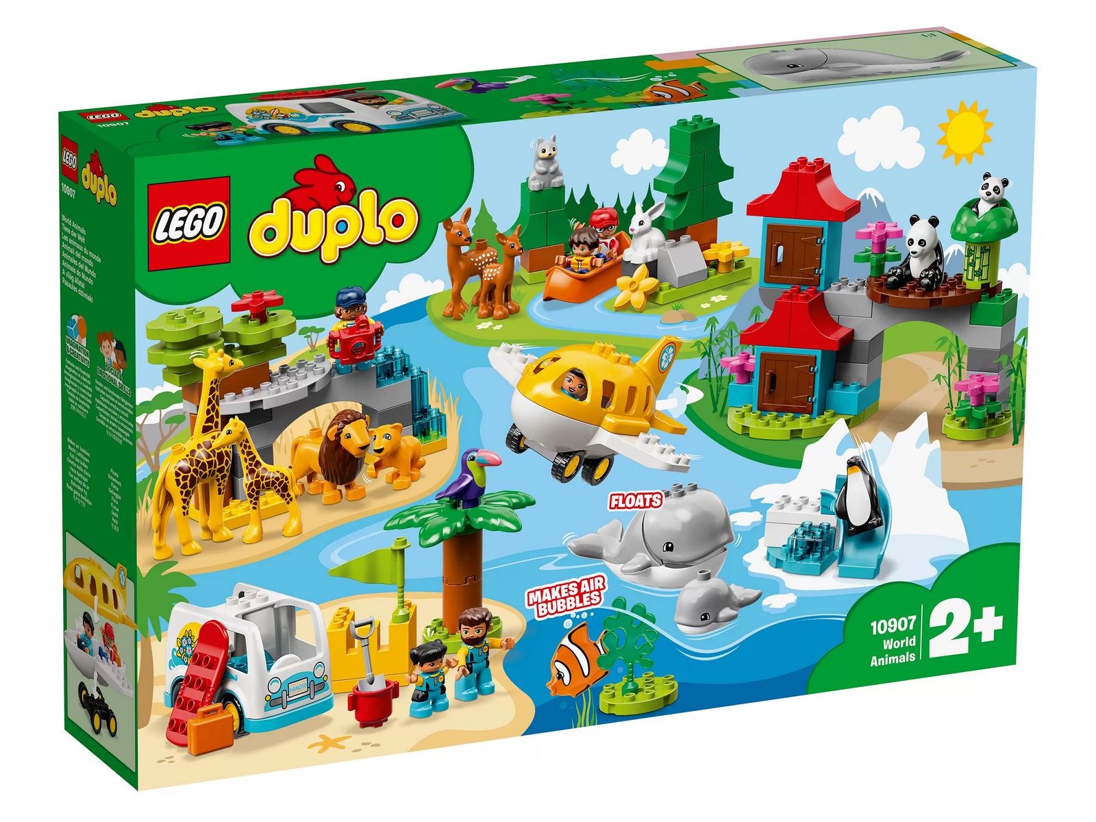 Конструктор LEGO Duplo Town «Животные мира» 10907 / 121 деталь