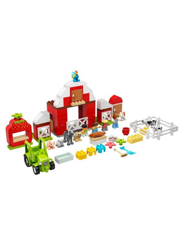 Конструктор LEGO Duplo «Фермерский трактор, домик и животные» 10952 / 97 деталей