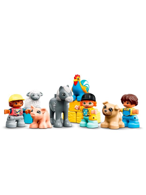 Конструктор LEGO Duplo «Фермерский трактор, домик и животные» 10952 / 97 деталей